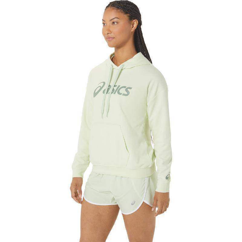 Sudadera Asics Logo Grande Verde Claro Mujer