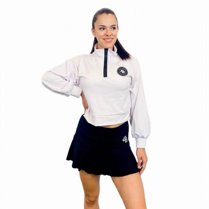 BB Cropped Sweatshirt White