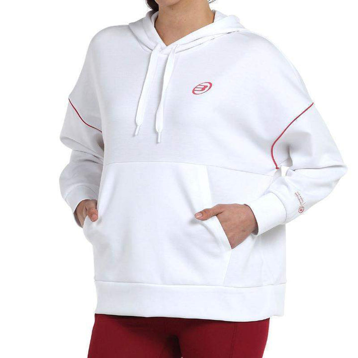 Sudadera Bullpadel Eluis Blanco