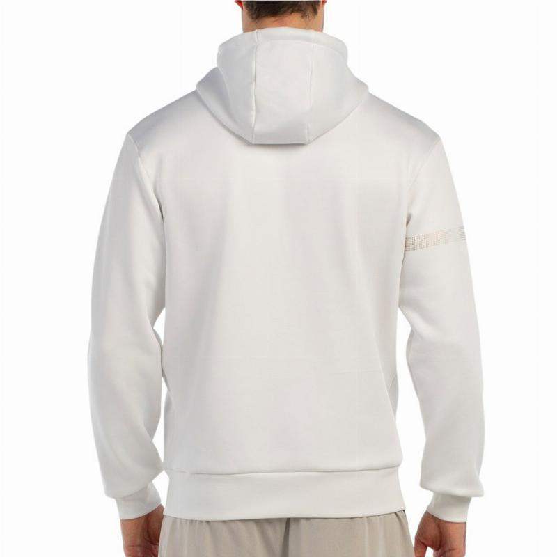 Sudadera Bullpadel Premier Padel Baque Blanco