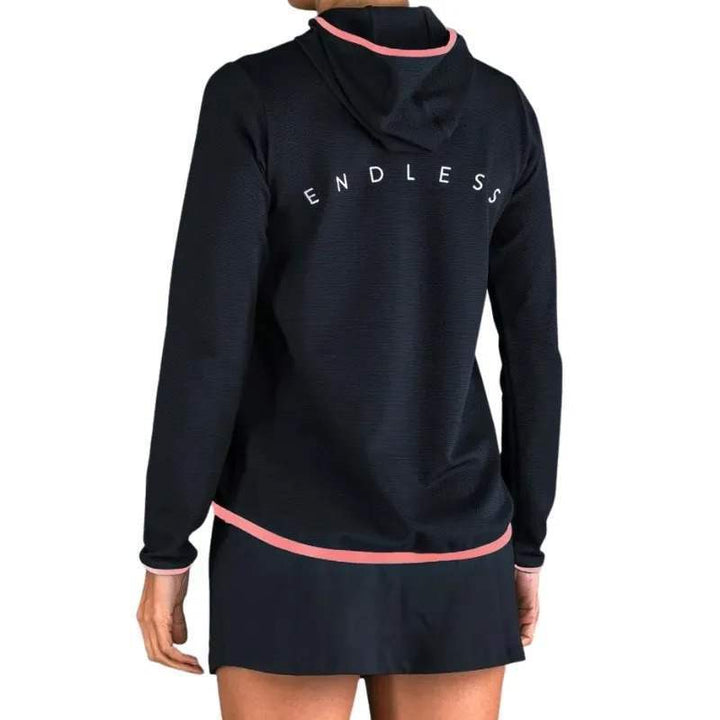 Sweatshirt Endless Breath II preto coral