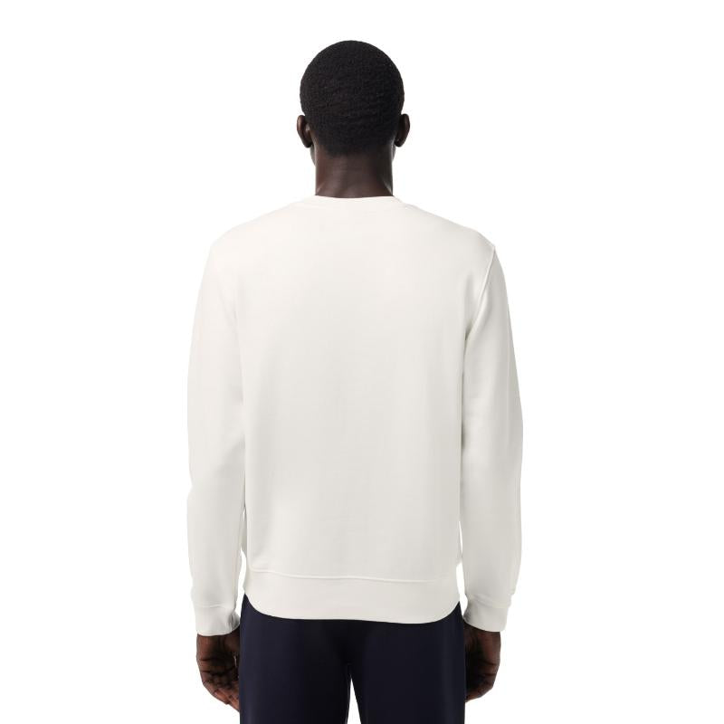 Lacoste Plush White Sweatshirt
