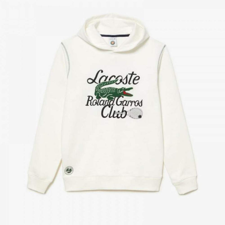 Sudadera Lacoste Sport Roland Garros Edition Blanco Unisex