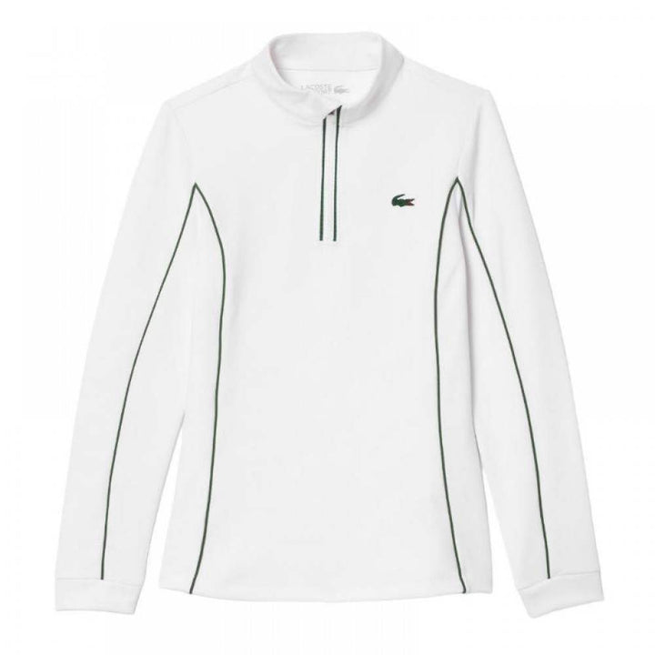 Lacoste Ultra Dry White Green Women's Sweatshirt