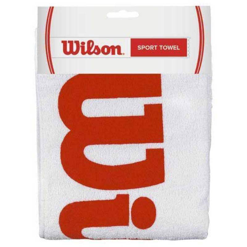 Toalha Wilson Sport Branco Vermelho Grande