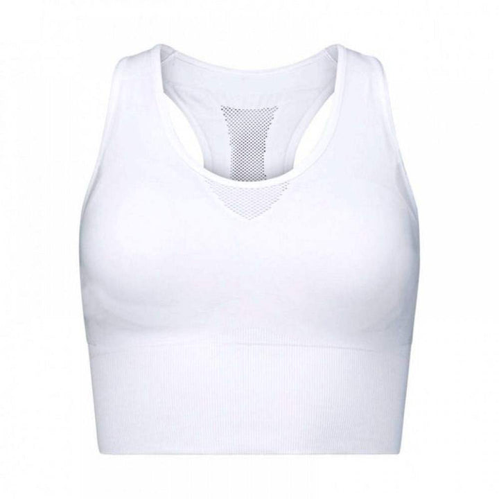 Top Head Flex Seamless Bra White