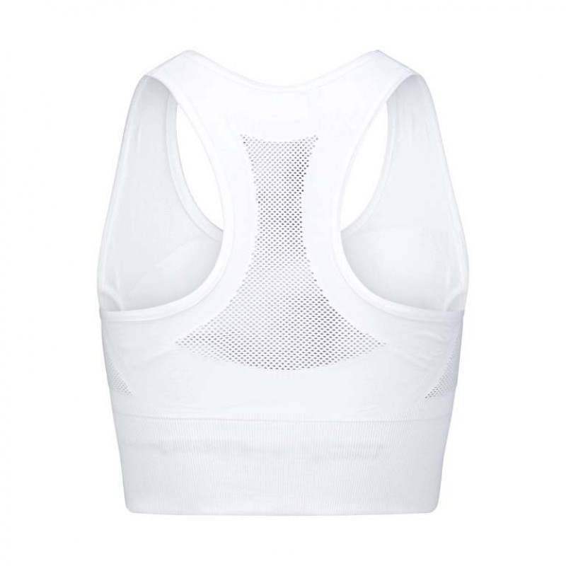 Top Head Flex Seamless Bra White