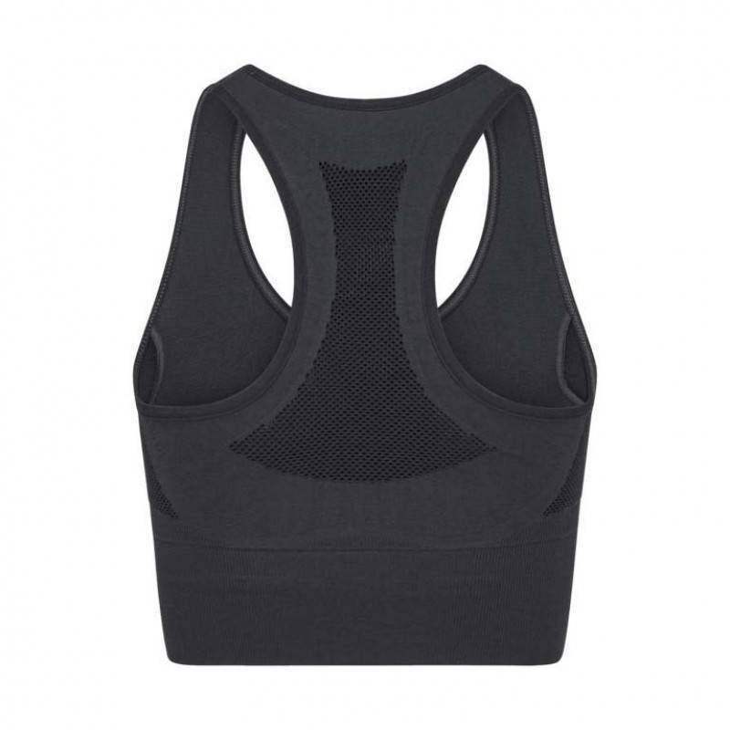 Top Head Flex Seamless Bra Black