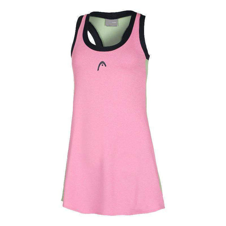 Head Play Tech Vestido Rosa Verde