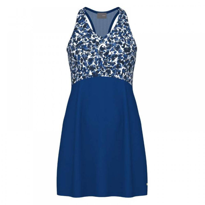 Head Spirit Royal Blue Print Dress