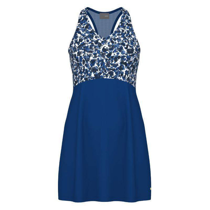 Head Spirit Royal Blue Print Dress