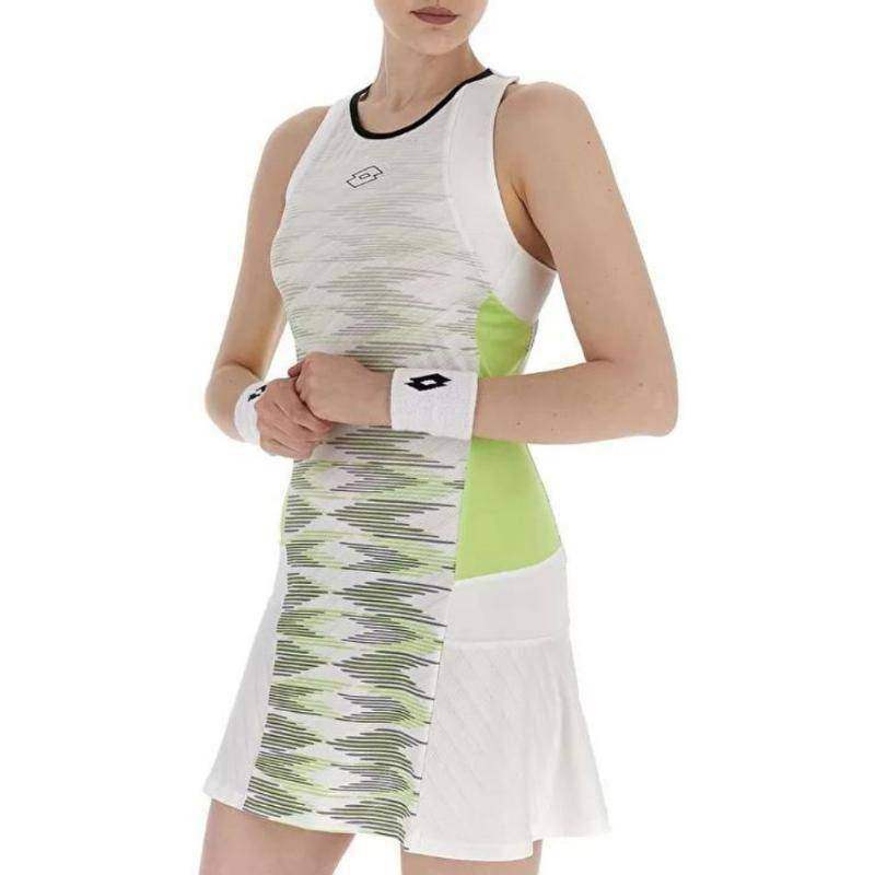 Lotto Tech I D1 Dress White Intense Green