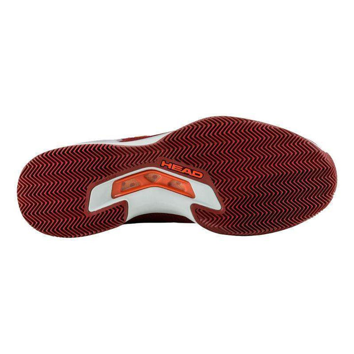 Head Sprint Pro 3.5 Clay Dark Red Orange Shoes