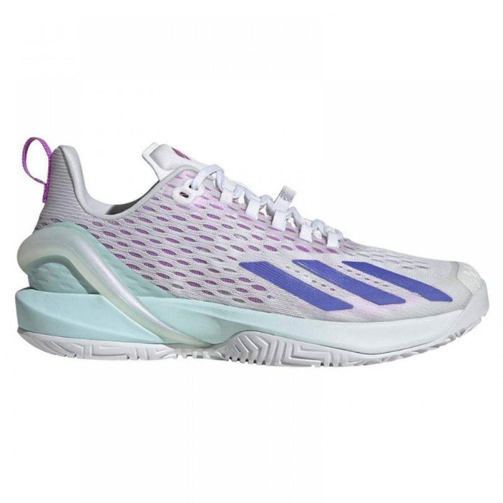 Sapatos femininos Adidas Adizero Cybersonic Branco Azul Aqua