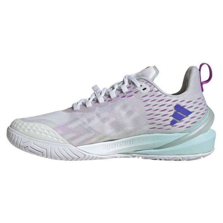 Sapatos femininos Adidas Adizero Cybersonic Branco Azul Aqua