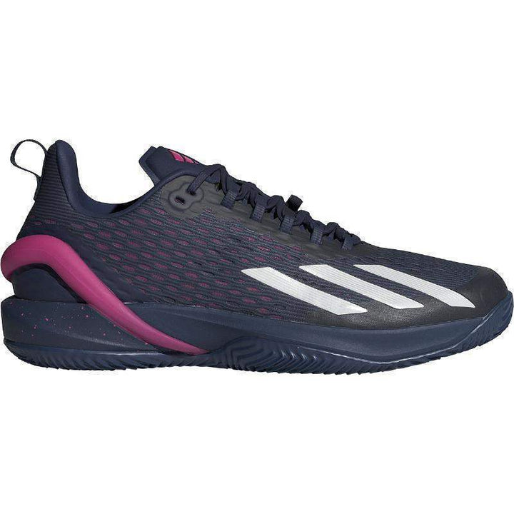 Ténis Adidas Adizero Cybersonic Clay azul escuro rosa