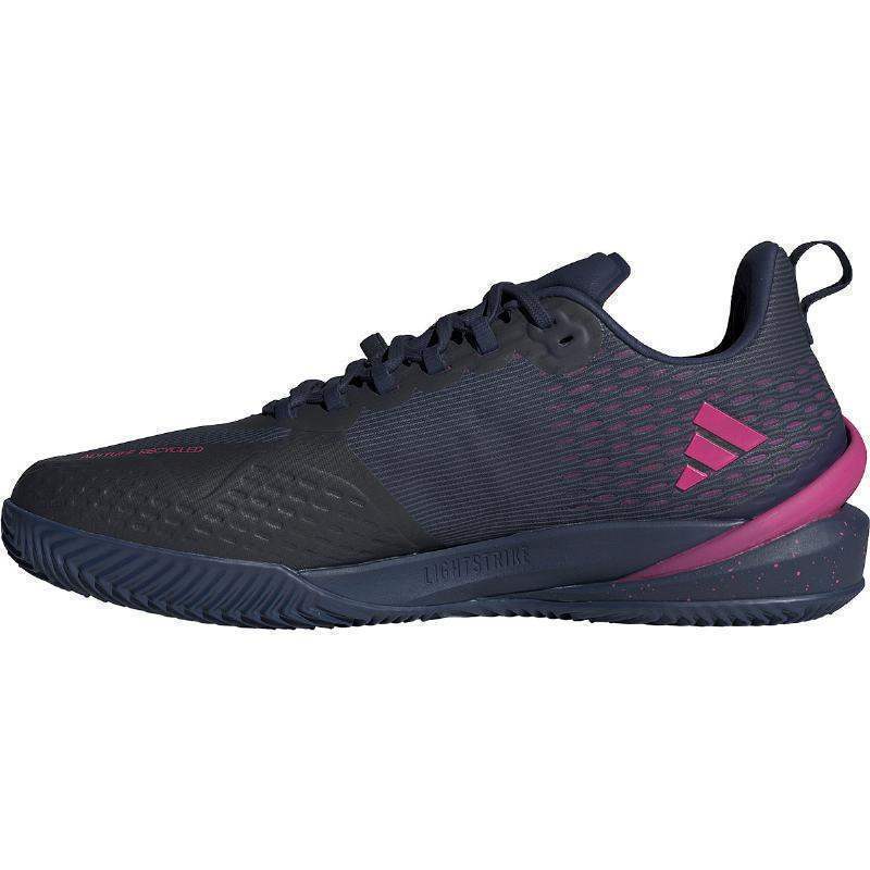 Ténis Adidas Adizero Cybersonic Clay azul escuro rosa