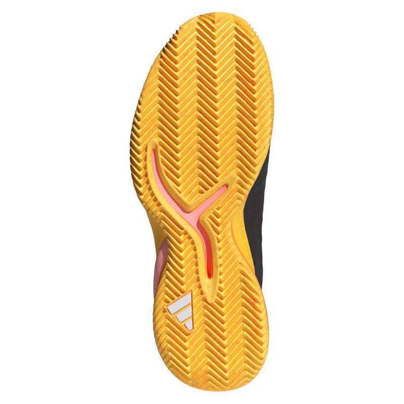 Ténis Adidas Adizero Cybersonic preto prateado laranja