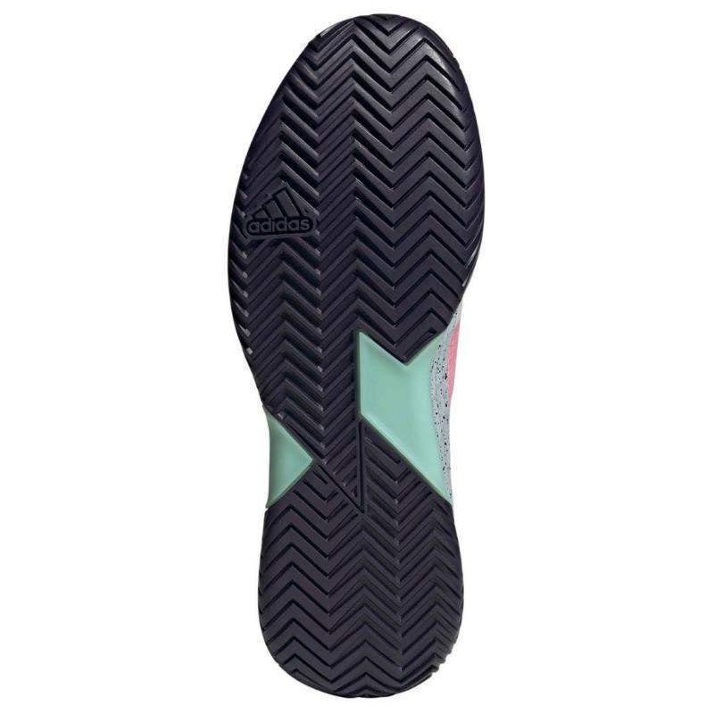 Adidas Adizero Ubersonic 4.1 White Pink Aqua Shoes