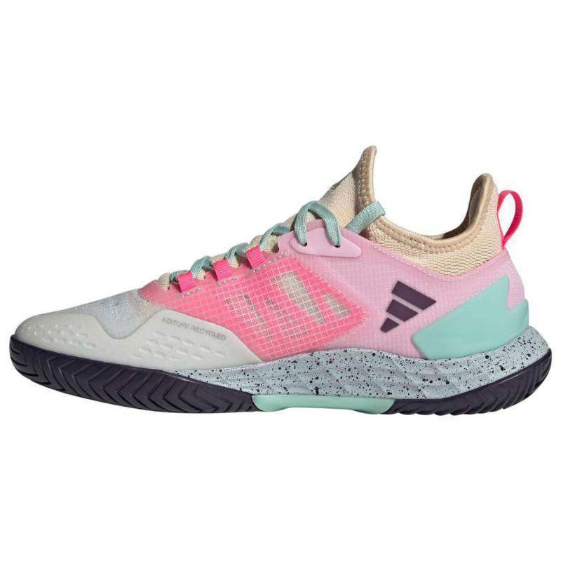 Adidas Adizero Ubersonic 4.1 Branco Rosa Aqua Sapatos