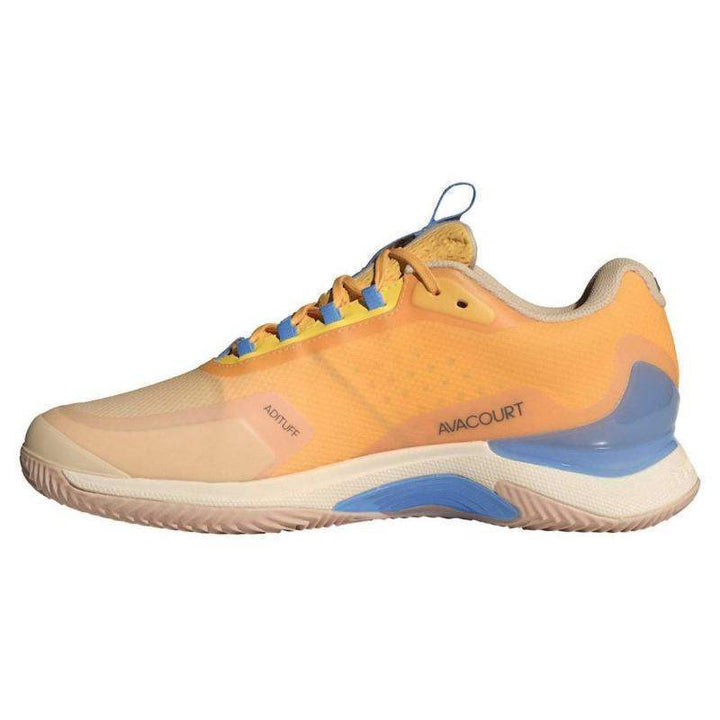 Sapatos femininos Adidas Avacourt 2.0 Clay laranja preto azul