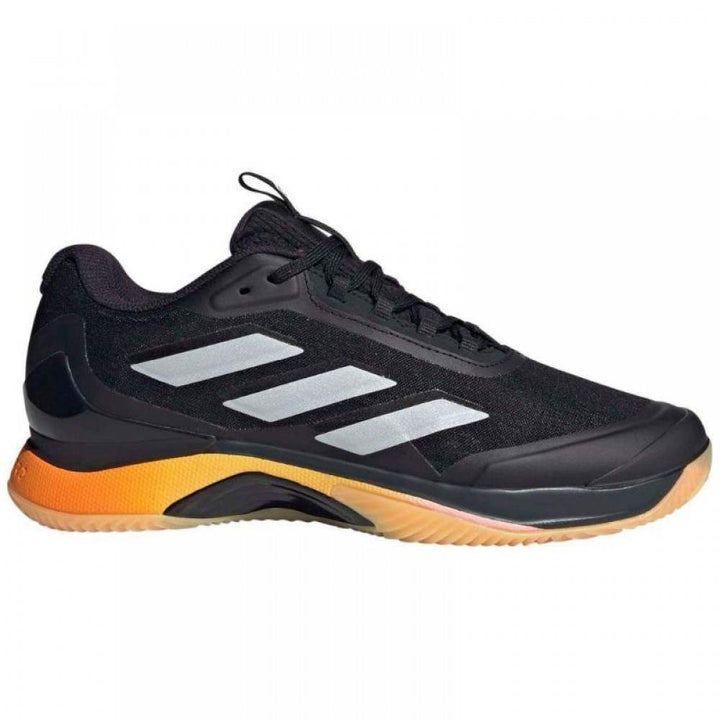 Sapatos femininos Adidas Avacourt 2.0 Clay preto prata laranja