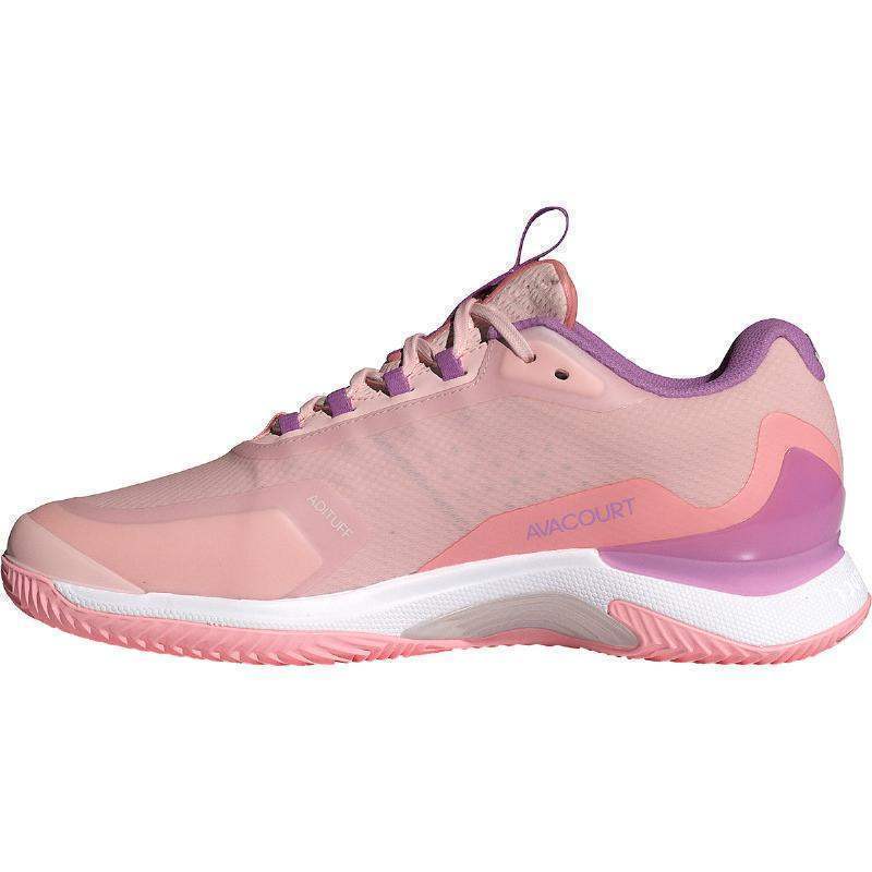 Sapatos femininos Adidas Avacourt 2.0 Clay rosa branco roxo