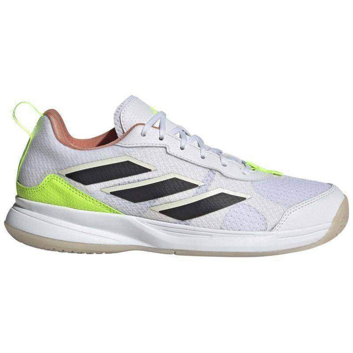 Tênis feminino Adidas AvaFlash branco limão neon