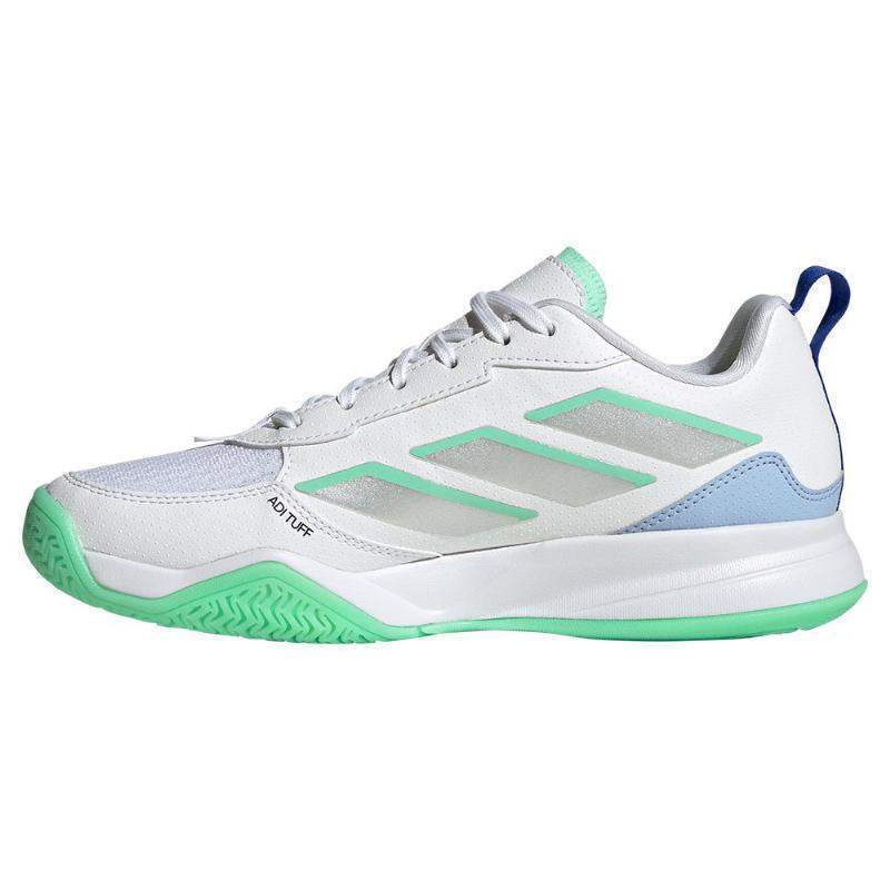 Tênis feminino Adidas AvaFlash branco prata menta