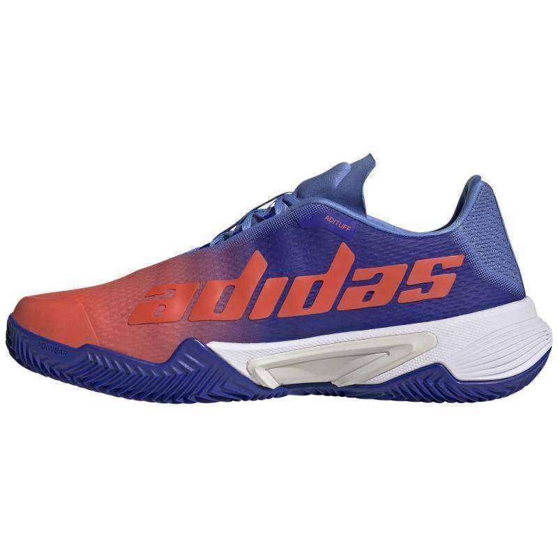 Adidas Barricade Sneakers Shiny Blue Solar Red