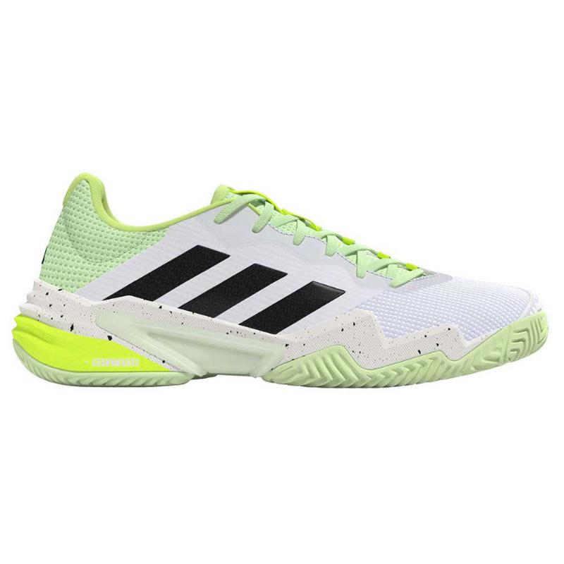 Adidas Barricade White Lime Green Sneakers