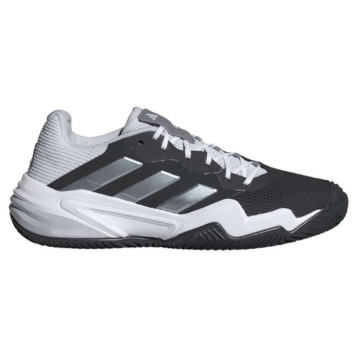 Adidas Barricade Clay Black White Gray Shoes