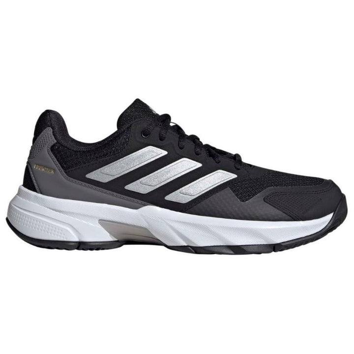 Adidas CourtJam Control 3 Black Silver Gray Women's Shoes