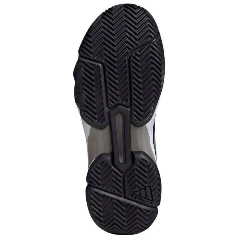 Sapatos femininos Adidas CourtJam Control 3 preto prateado cinza