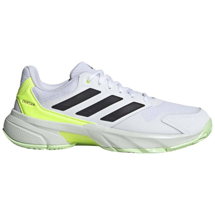 Adidas CourtJam Control White Lime Black Sneakers