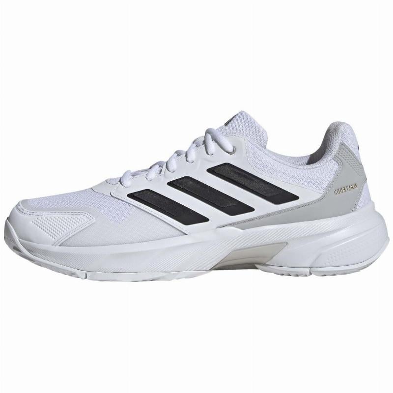 Adidas CourtJam Control White Black Gray Shoes