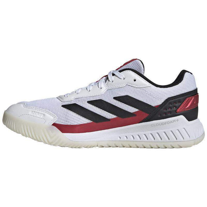 Zapatillas Adidas Courtquick Padel Blanco Negro Rojo