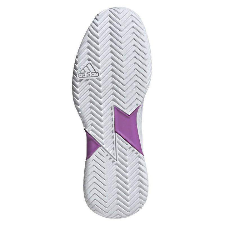 Tênis feminino Adidas Defiant Speed ​​​​2 branco azul aqua