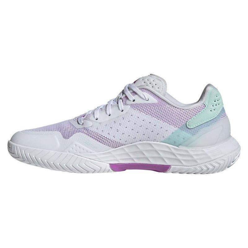 Zapatillas Adidas Defiant Speed 2 Blanco Azul Aqua Mujer