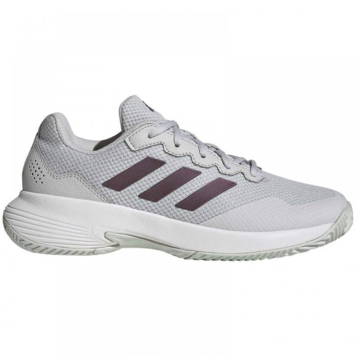 Adidas GameCourt 2.0 Gray Purple White Women's Shoes