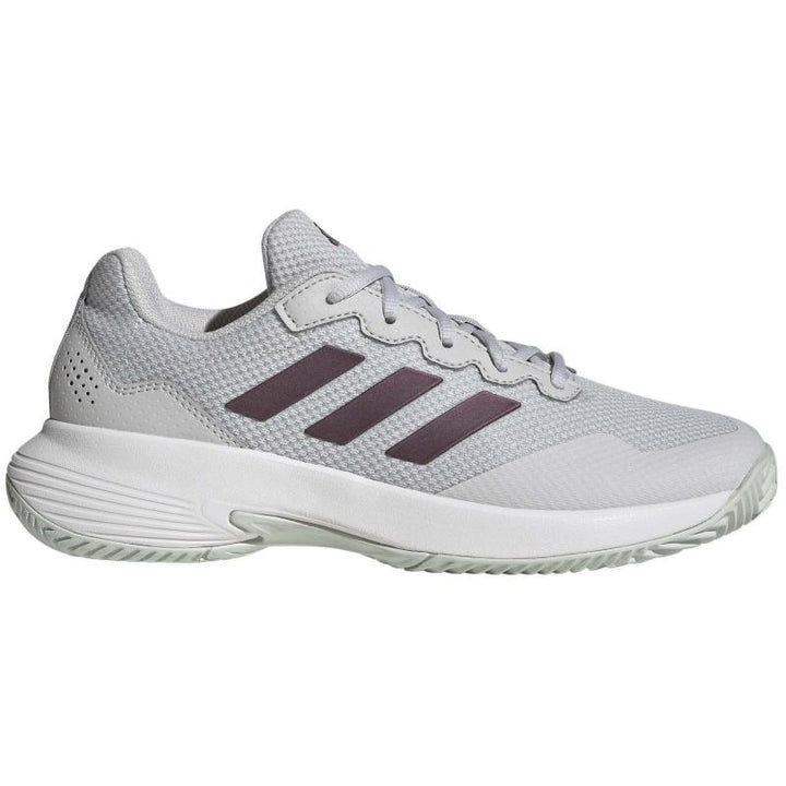 Adidas GameCourt 2.0 Gray Purple White Women's Shoes