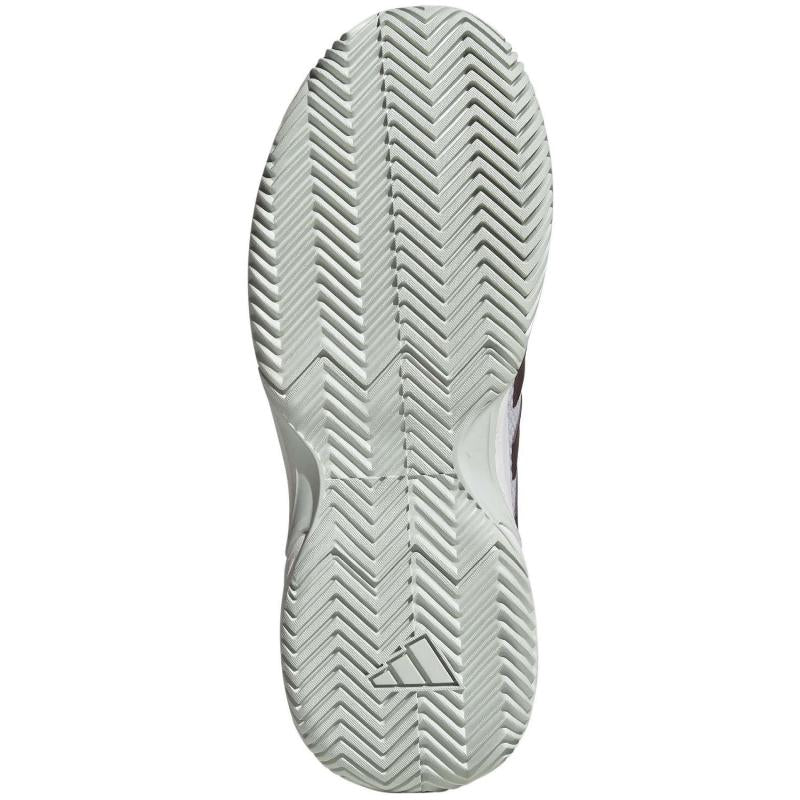 Sapatos femininos Adidas GameCourt 2.0 cinza roxo branco