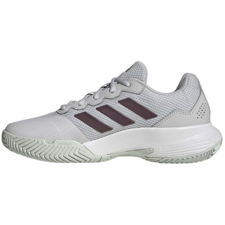 Adidas GameCourt 2.0 Gray Purple White Women's Shoes