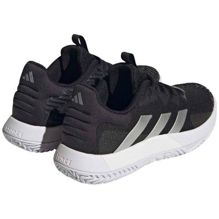 Sapatos femininos Adidas SoleMatch Control preto branco
