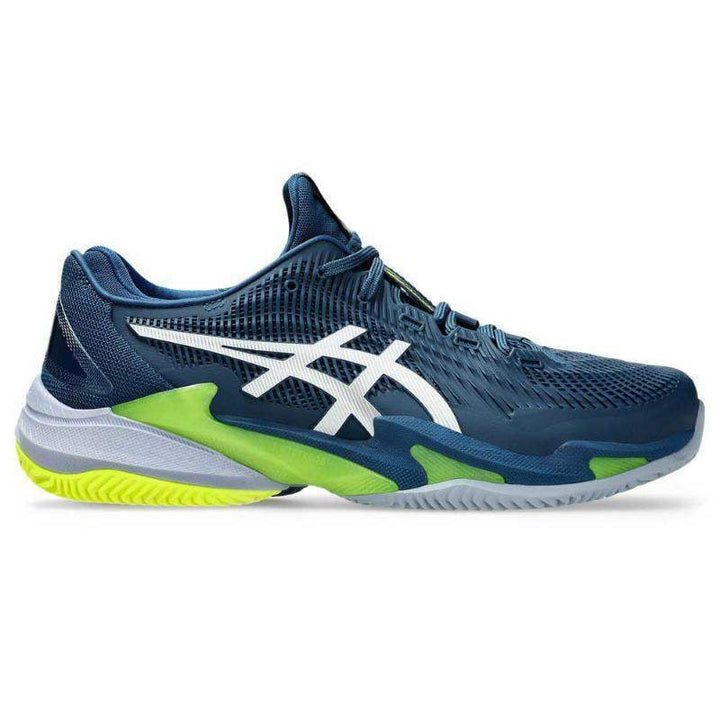 Asics Tênis Court FF 3 Clay Azul Mako Branco