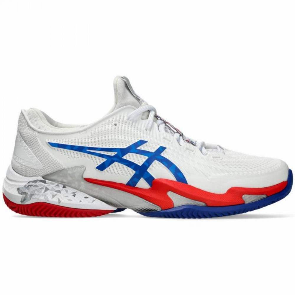 Asics Tênis Court FF 3 Clay Novak Branco Azul Asics