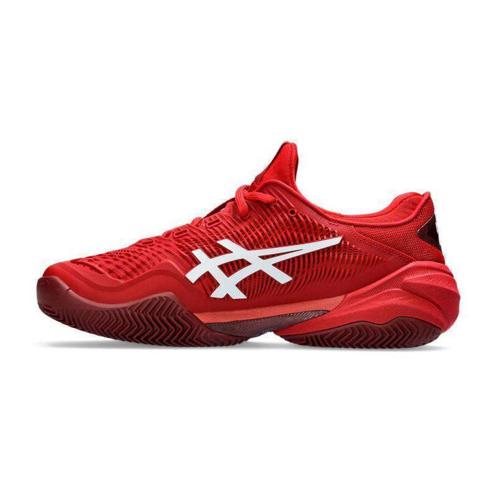 Asics Court FF 3 Novak Cranberry White Shoes