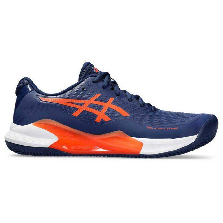 Asics Gel Challenger 14 Clay Navy Blue Orange Shoes