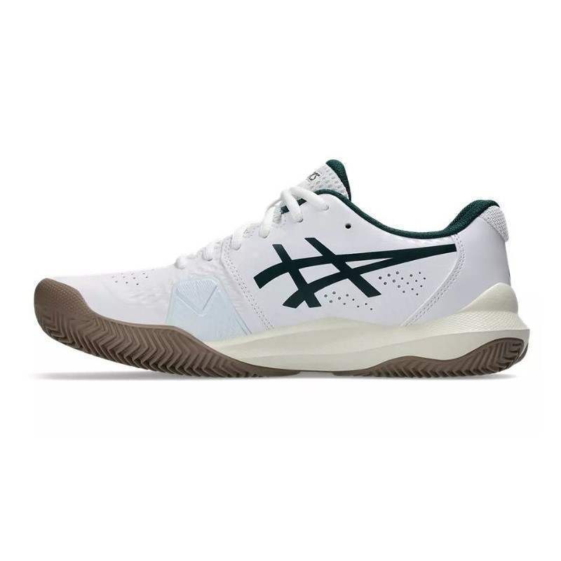 Zapatillas Asics Gel Challenger 14 Clay Blanco Verde Oscuro