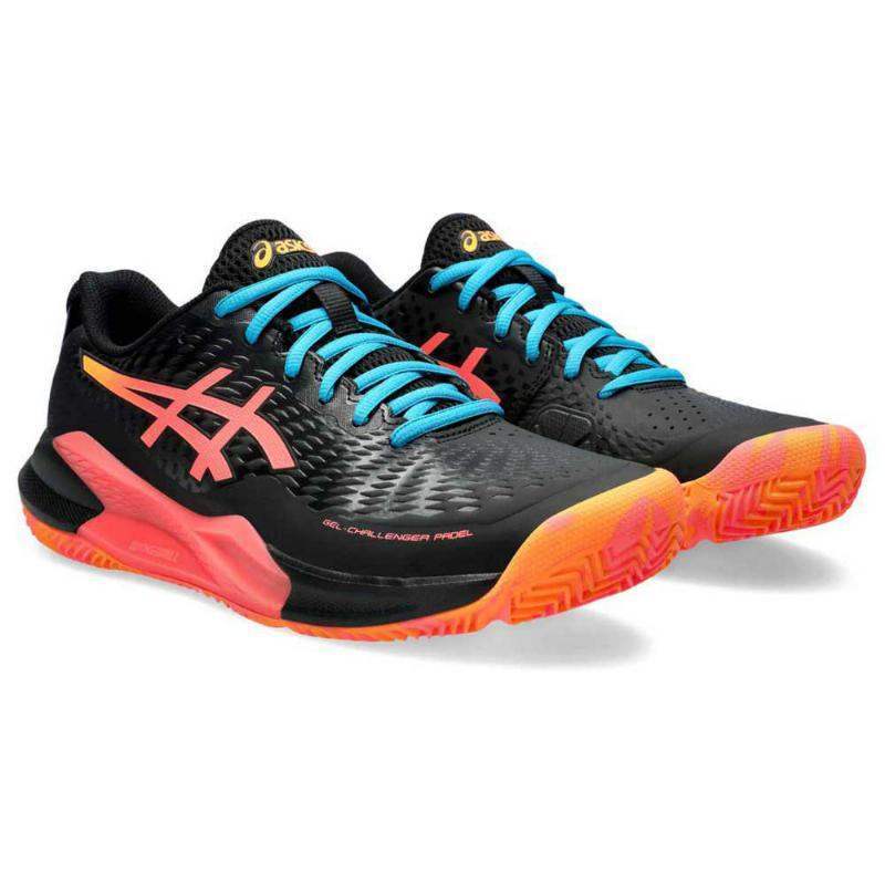 Tênis Padel Asics Gel Challenger 14 Preto Coral